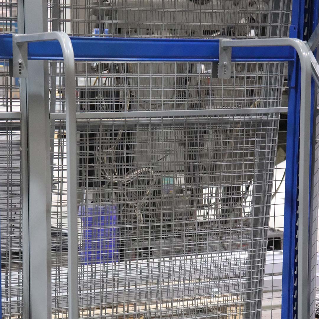 D-divider Image 1 Warehouse Shelf Dividers - Hoop Divider