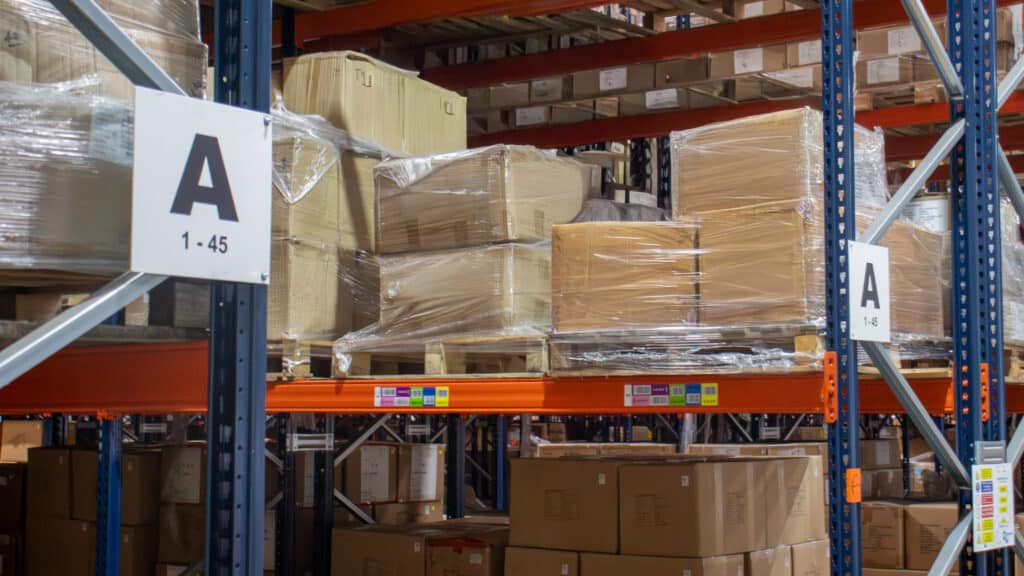 Warehouse Racking Labels for Trade Projects
