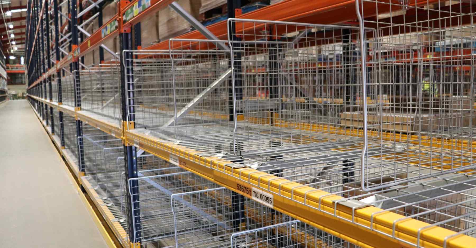 warehouse rack dividers